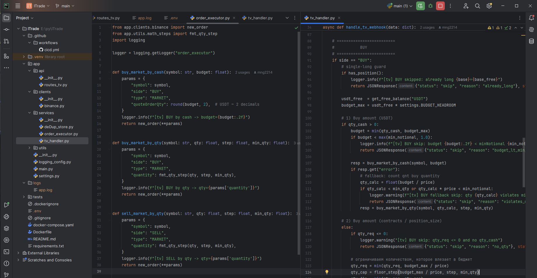 Multi-Pair Trading Logic Code